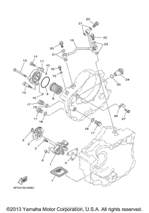 TT250R Масляный насос