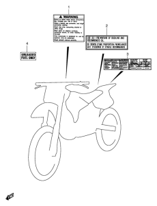 RMX250 Наклейки
