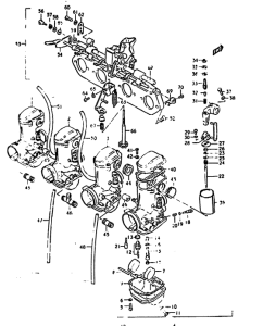 GS1000 Carburetor assy