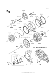 VN1700 Сцепление