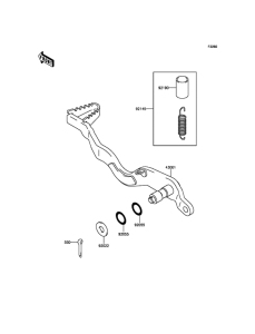 Педаль тормоза