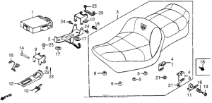 GL1200I Сиденье