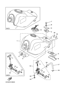 TW225E Fuel tank assy