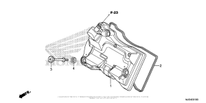 NC700J (DCT) Крышка головки цилиндров