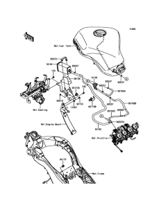 ZX1000 Топливная система