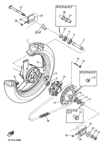 FZR400RR ﾘﾔﾎｲｰﾙ