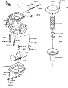 KZ1000 Детали карбюратора