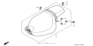 VT1100C2 Сиденье