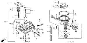 ST70 Carburetor assy