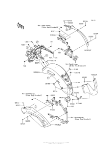 VN1700 Заднее крыло