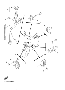 YW100E Электрика 2