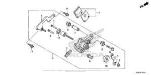 CTX700 DCT Стояночный тормоз