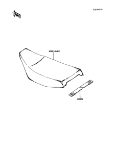 KDX80 Сиденье