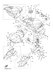 YZF-R6 Топливный бак
