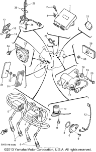 FZR1000G Электрика
