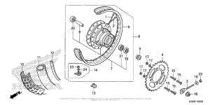  Переднее колесо
