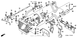 PS250 Радиатор