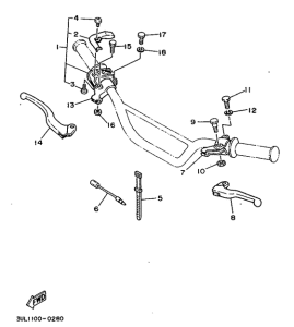 RT100H Handle switch. lever