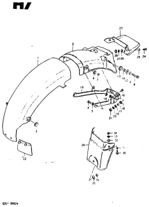 GS1000 Заднее крыло