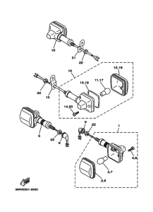 SR125 Проблесковый световой сигнал