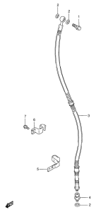 VS600 Передние тормозные трубки