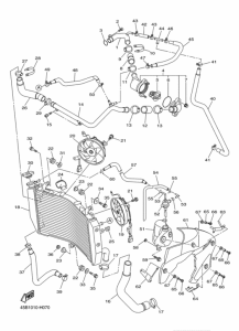 YZF-R1 Радиатор и шланг