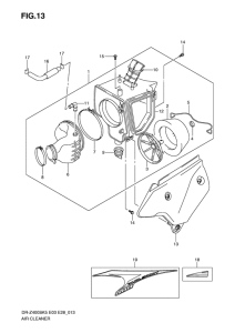 DR-Z400 Воздухоочиститель