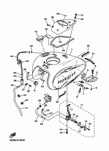 XVS250 フユエルタンク