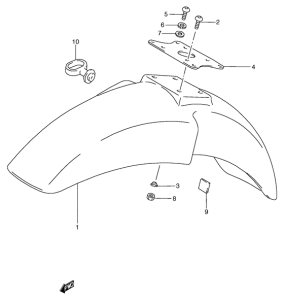 RG80 Переднее крыло
