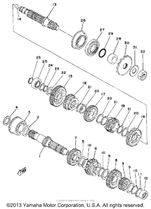 SR500H Трансмиссия
