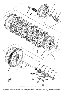 XS400_2F - 1979 Сцепление