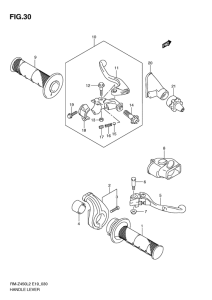 RM-Z450 Рулевой рычаг