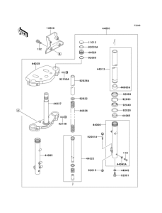 EN500 Передняя вилка