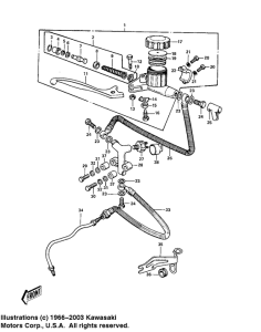 KZ900 Передний тормозной цилиндр