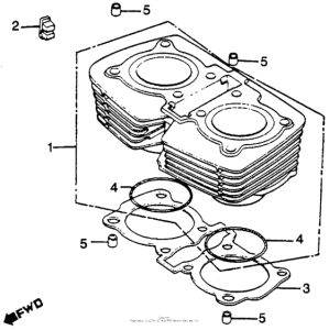 CM450 Цилиндры