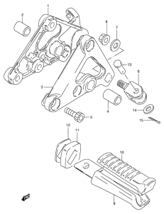 RG50 Подножки