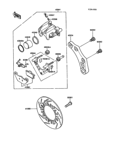 ZG1000 Задний тормоз