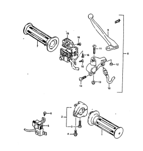 AH100 Рулевой переключатель