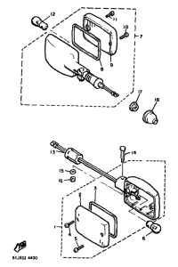 XJ600 Поворотники
