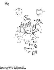 KZ1000 Meters / ignition switch