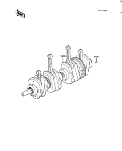  Вал коленчатый