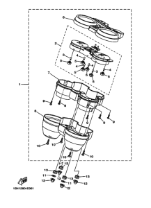 YBR250 Приборы