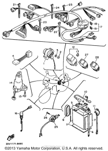 FZR750RU Электрика