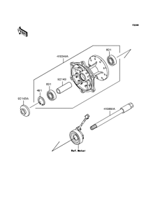  Переднее колесо