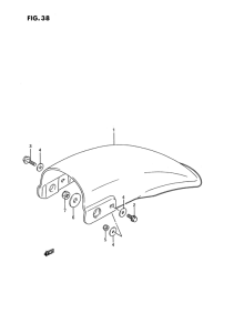 RM80 Заднее крыло