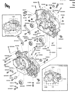 VN1500 Картер двигателя