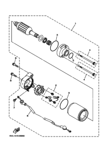 YB125SPD Стартерный мотор