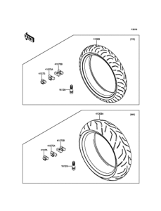 ZX1400 Покрышки