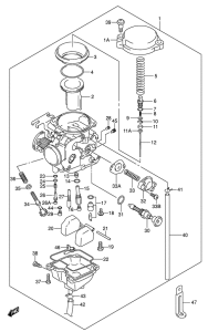 DR-Z250 Carburetor assy