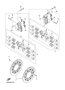 YZF-R1 Передний суппорт